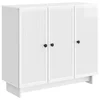 Kreveta Bijela visokog sjaja 89 x 34,5 x 80 cm