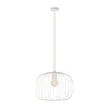Luster na lanku OVELLA 1xE27/15W/230V prečnik 46 cm krem