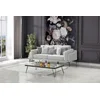 Atelier del Sofa Trosed Mia, 232x100x88cm, Svetlosivi
