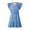 ONLY Obleka ONLSEVIGNY moder denim