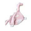 shumee Ročno izdelana plišasta igrača dinozaver iz muslina (svetlo roza + luna)