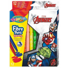Colorino Barvni flumaster Marvel 12 kos