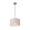 Luster na sajli ANTONIO 1xE27/60W/230V hrast
