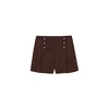 Dilvin Hlače Shorts temno rjava