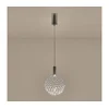 LED luster na sajli PERFORATO LED/6,3W/230V 3000K sjajni hrom, prečnik 20 cm
