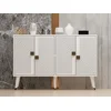 HANAH HOME Komoda Ahart White Gold