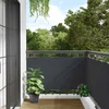 Balkonski zaslon za privatnost antracit 300 x 120 cm PVC