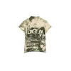Desigual Majica temno siva/temno zelena