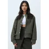 Trend Alacati Stili Ženska jakna Alc-X14412, Maslinasta
