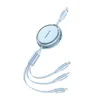 1 to 3 Foneng 3V1 Kabel 1.1M Za Android Iphone Usb-C Micro Usb