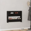 Ormar za cipele Crni hrast 82 x 18 x 60 cm Konstruirano drvo