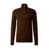 JACK & JONES Pulover JJEEmil temno rjava
