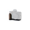 Tilta Mounting Baseplate with Wooden Grip for Canon PowerShot V1 - Black