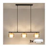 Brilagi - LED RGB prigušiva luster AURA LUX 3xGX53/14W/230V Wi-Fi Tuya crna/zlatna