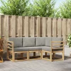 Set vanjskih sofa 4 pcs Bijela i svjetlosiva
