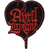 Avril Lavigne Heart Iron-On Patch