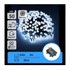 Aigostar - LED spoljni lanac 50xLED/8 funkcija 3xAA 5,3m IP44 hladno belo