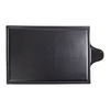 Cheese serving platter, porcelain, 30x18cm, Seasons, Black - Porland