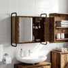 vidaXL Viseca kopalniška omarica Star les 64 x 20 x 56,5 cm