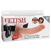 Fetiš Strap-on 9 - vibrator s trakom (naravni)