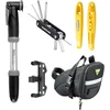 Topeak Deluxe Cycling Accessory Kit ; Including Black Color X-Tool+