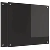 Kuhinjski zid Crna 70 x 60 cm Staklo otporno na udarce