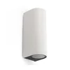 FARO 70328 - Spoljašnje zidno svetlo ESTELA 2xGU10/5W/230V IP65 belo