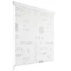 Roleta za tuš 100 x 240 cm s natpisom Splash