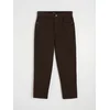 Sinsay - Pamučne mom fit comfort farmerke - braon
