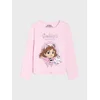 Sinsay - Pamučna majica sa printom Gabbys Dollhouse - pastelno roze