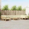 Set vanjskih sofa s jastukom 11 pcs Bijela i krem