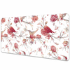 Decormat Podloga za pisalno mizo Rdeče ptice 120x60 cm