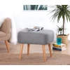 Atelier del Sofa Tabure 50x43x42cm, Sivo
