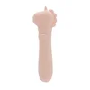 Unihorn USB Bullet vibrator s stimulatorjem klitorisa Heart Throb 11.5 cm