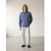 ARMIE Srajca The Carl Blue Check Loose Shirt modra