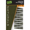 Naturals Size 7 Lead Clips Tail Rubbers (CAC830)
