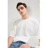 Trendyol Muška majica Tmnss25Ts00043, Krem
