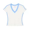 Cropp - Majica kratkih rukava s dezenom - white