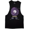 Prince Majica Purple Rain Disc Unisex Black S