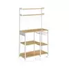 Songmics Kuhinjska polica 40x90x165.5 cm rjava