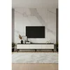 Hanah Home TV komoda Didema 180, 180 cm, antracit / travertin