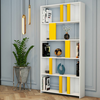 HANAH HOME Polica za knjige Lima White Yellow
