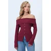 Trend Alacati Stili Ženska bluza Alc-X14527, Bordo