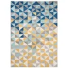 Chemex Preproga Lazur Mehkega Modernega Dizajna C943C Modra Rumena Siva Večbarvna 300x400 cm