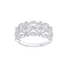 DIAMANT LETERNEL Prstan Ring aus 375 Weißgold mit Diamant srebrna