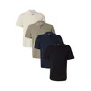 JACK & JONES Majica JJKAne ecru / marine / kaki / črna