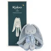 Zajček z dolgimi ušeski Doll Rabbit Blue Lapinoo Kaloo moder 25 cm iz nežnega materiala v darilni embalaži od 0 mes