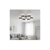 Plafonski luster MAGA 6xE14/10W/230V braon