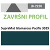 Profil Zidni MDF Završni LB-2250-B SupraMat Glam Pacific (3029) 2800x115x12mm ( 026-124 )