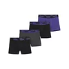 Mens Puma Boxers (4-Pack), Purple, Size 6, Clothing